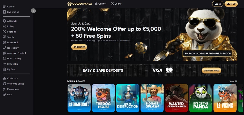 Golden Panda – best Florida online casino for bonuses and real money slot games